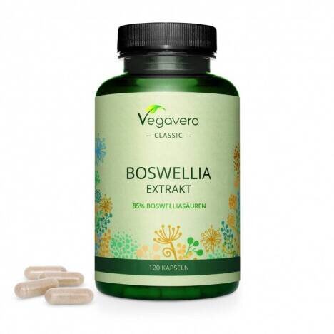 Vegavero Boswellia Extract, 500 mg, 120 Capsule